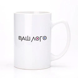 Чашка для сублимации Sublime Premium с логотипом белая 450 мл